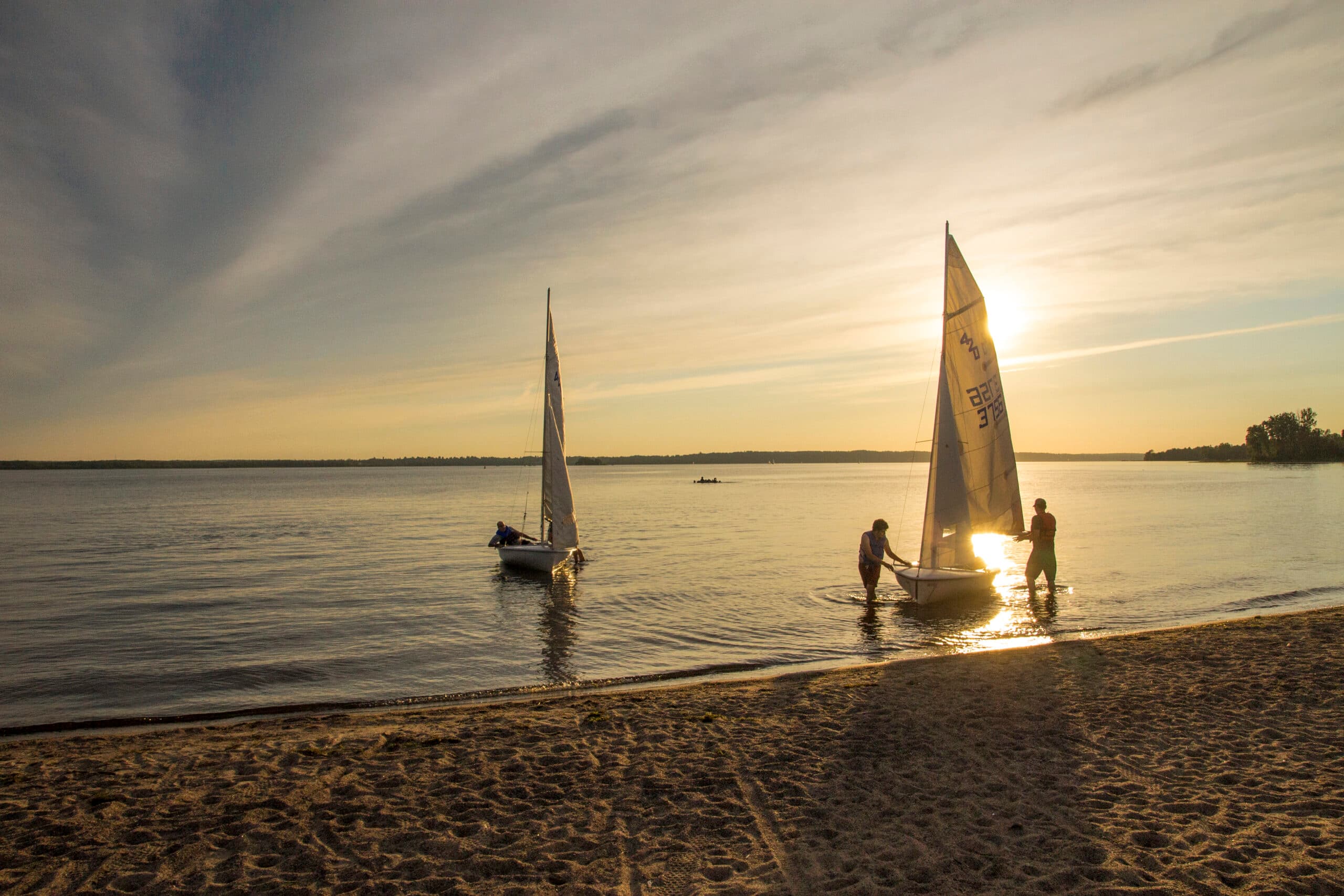 Parc des Cèdres beach